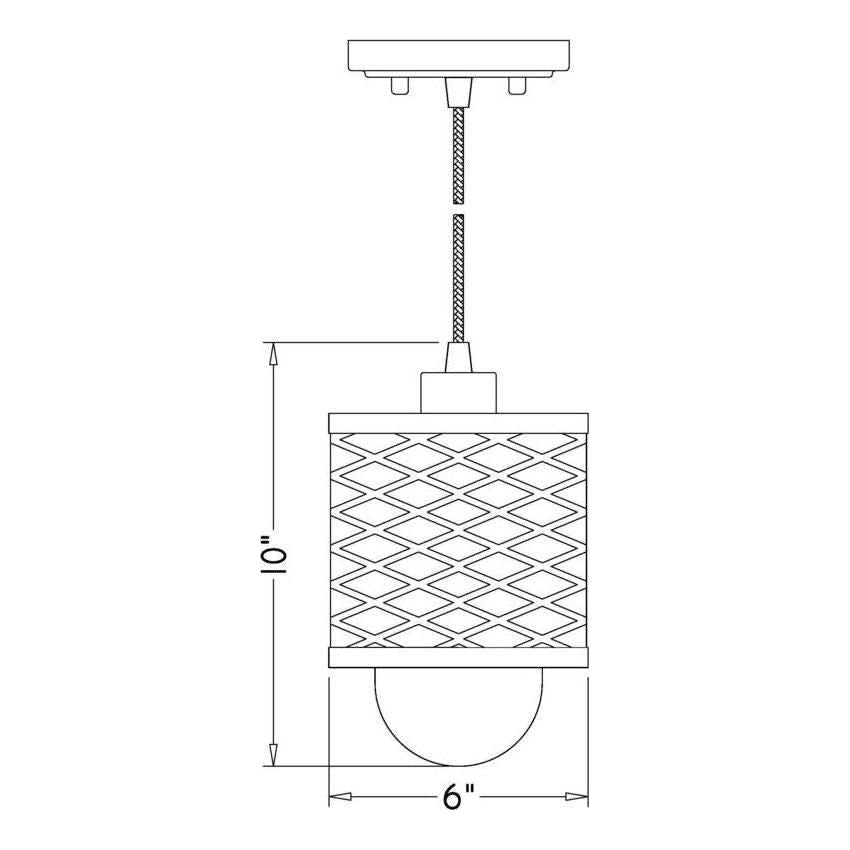 Z-Lite - Kipton 1-Light Mini Pendant - Lights Canada