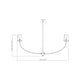 Shannon 6-Light 62" Chandelier