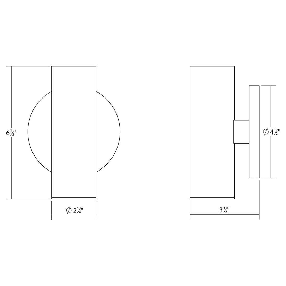 ALC 2" One-Sided LED Sconce