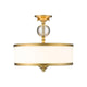 Cosmopolitan 3-Light Semi Flush Mount
