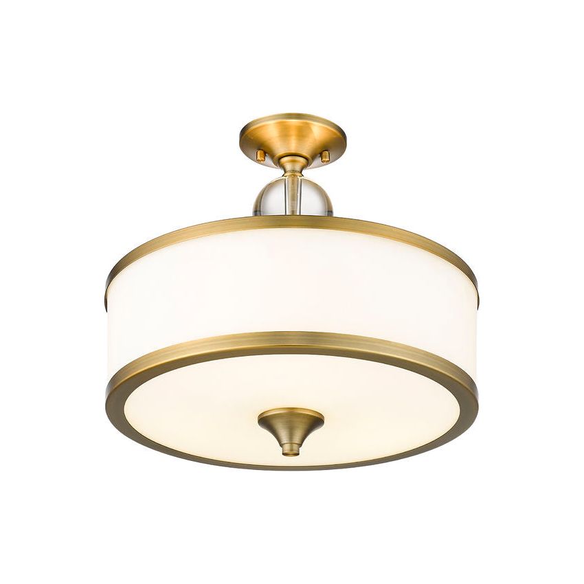 Cosmopolitan 3-Light Semi Flush Mount