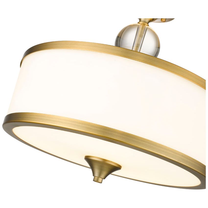 Cosmopolitan 3-Light Semi Flush Mount