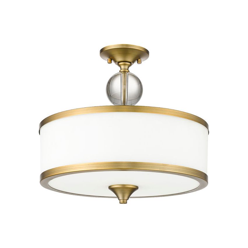 Cosmopolitan 3-Light Semi Flush Mount