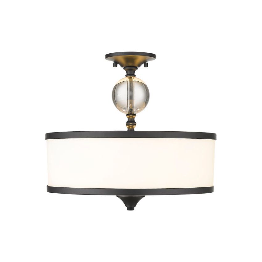 Cosmopolitan 3-Light Semi Flush Mount