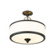 Cosmopolitan 3-Light Semi Flush Mount