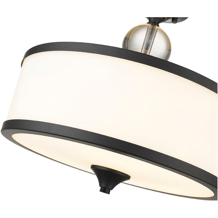 Cosmopolitan 3-Light Semi Flush Mount