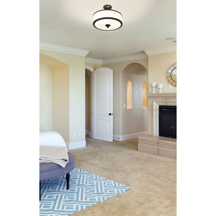 Cosmopolitan 3-Light Semi Flush Mount