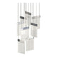 V Panels 8-Light Pendant