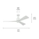 True 52" Ceiling Fan