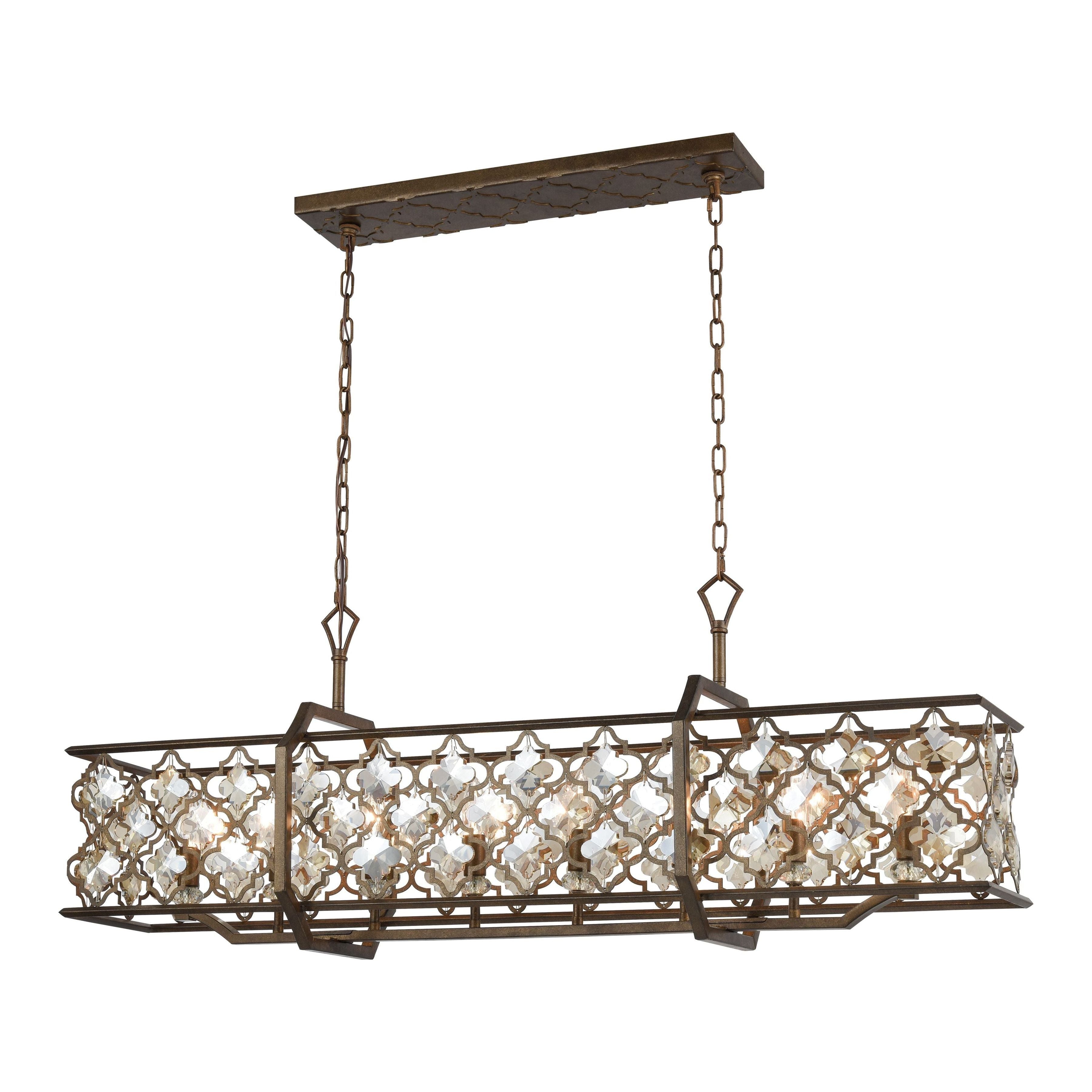 Armand 47" Wide 8-Light Linear Chandelier