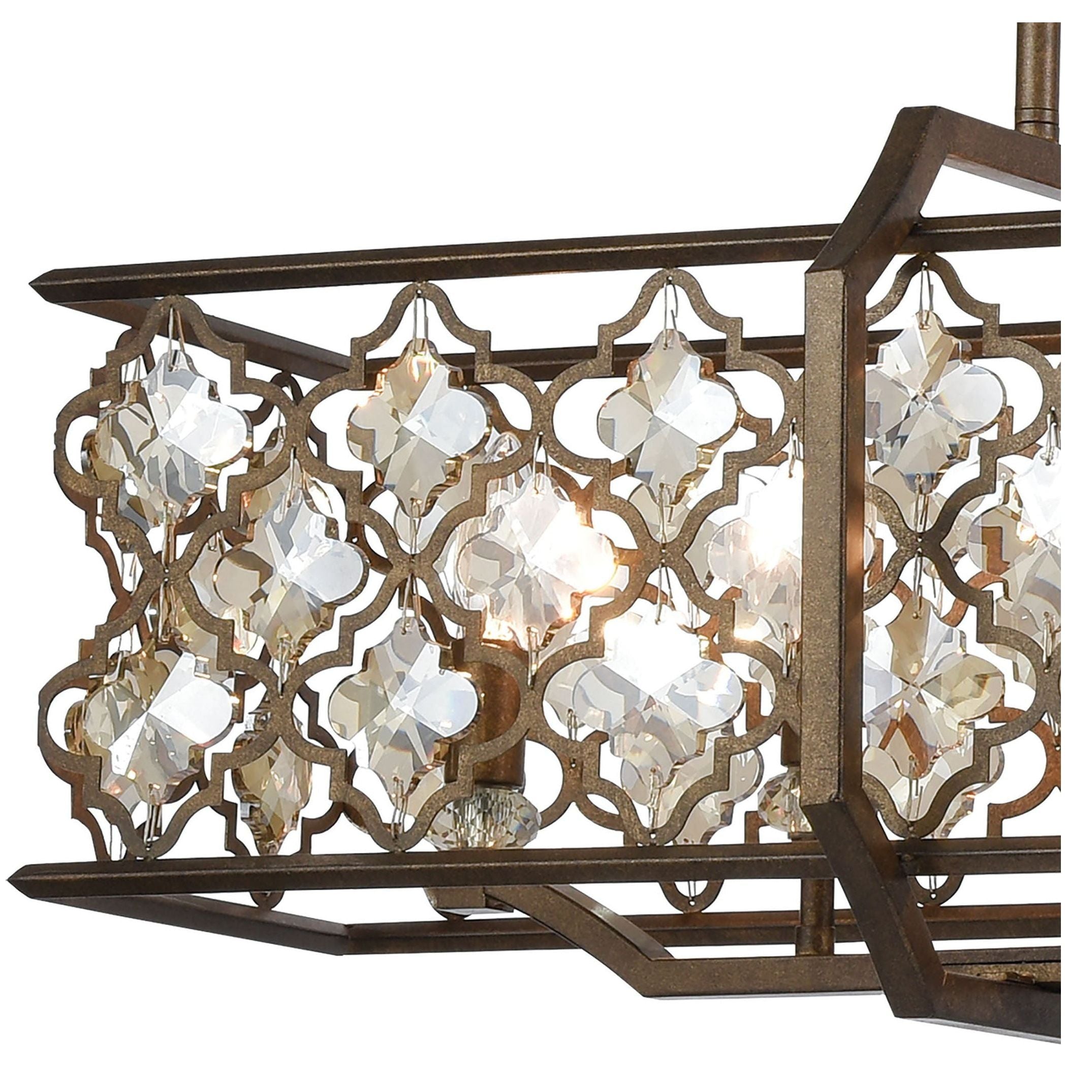 Armand 47" Wide 8-Light Linear Chandelier