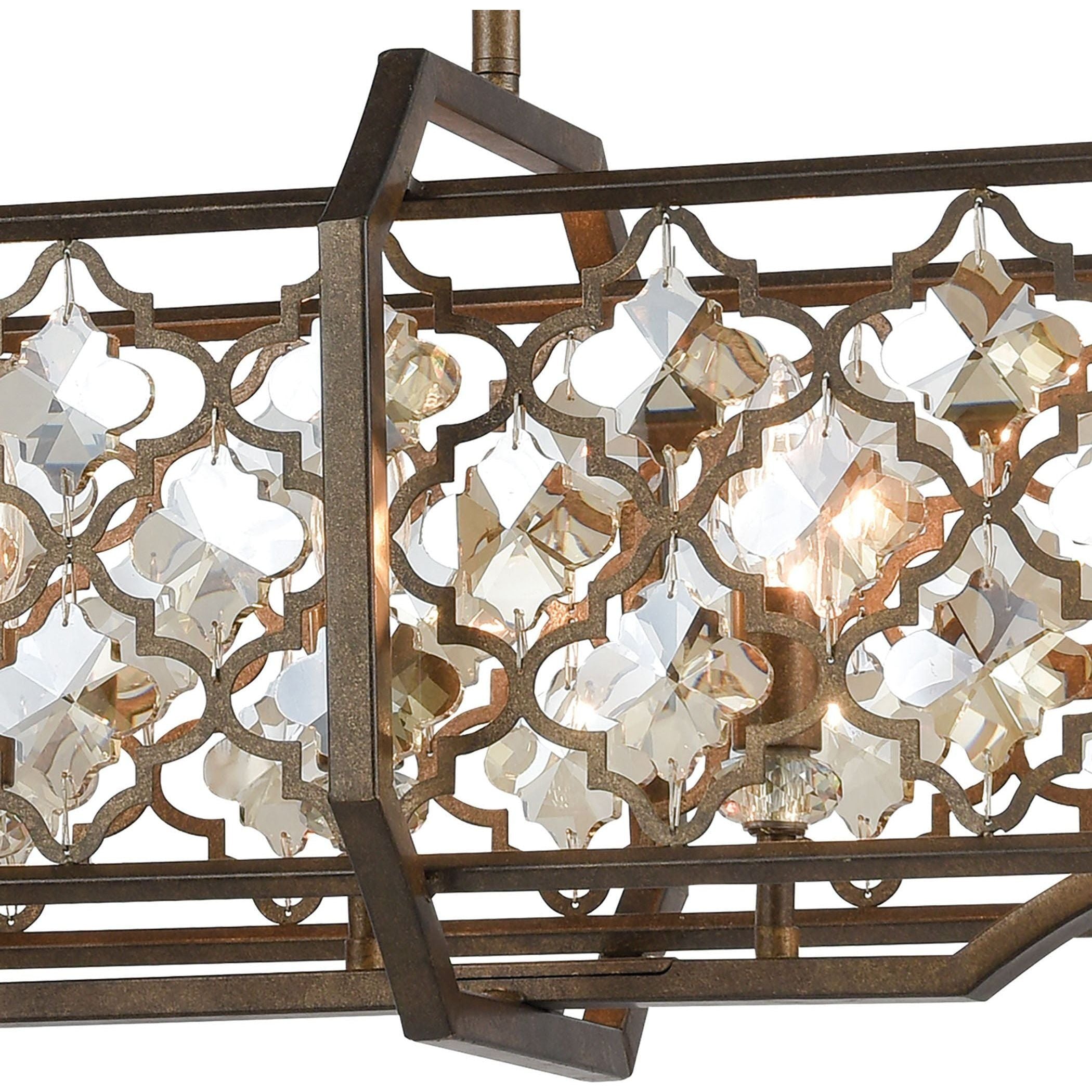 Armand 47" Wide 8-Light Linear Chandelier