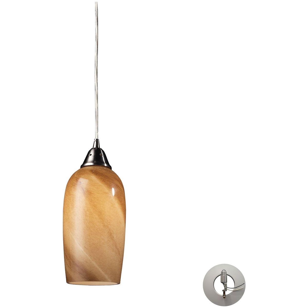 Sandstone 5" Wide 1-Light Pendant