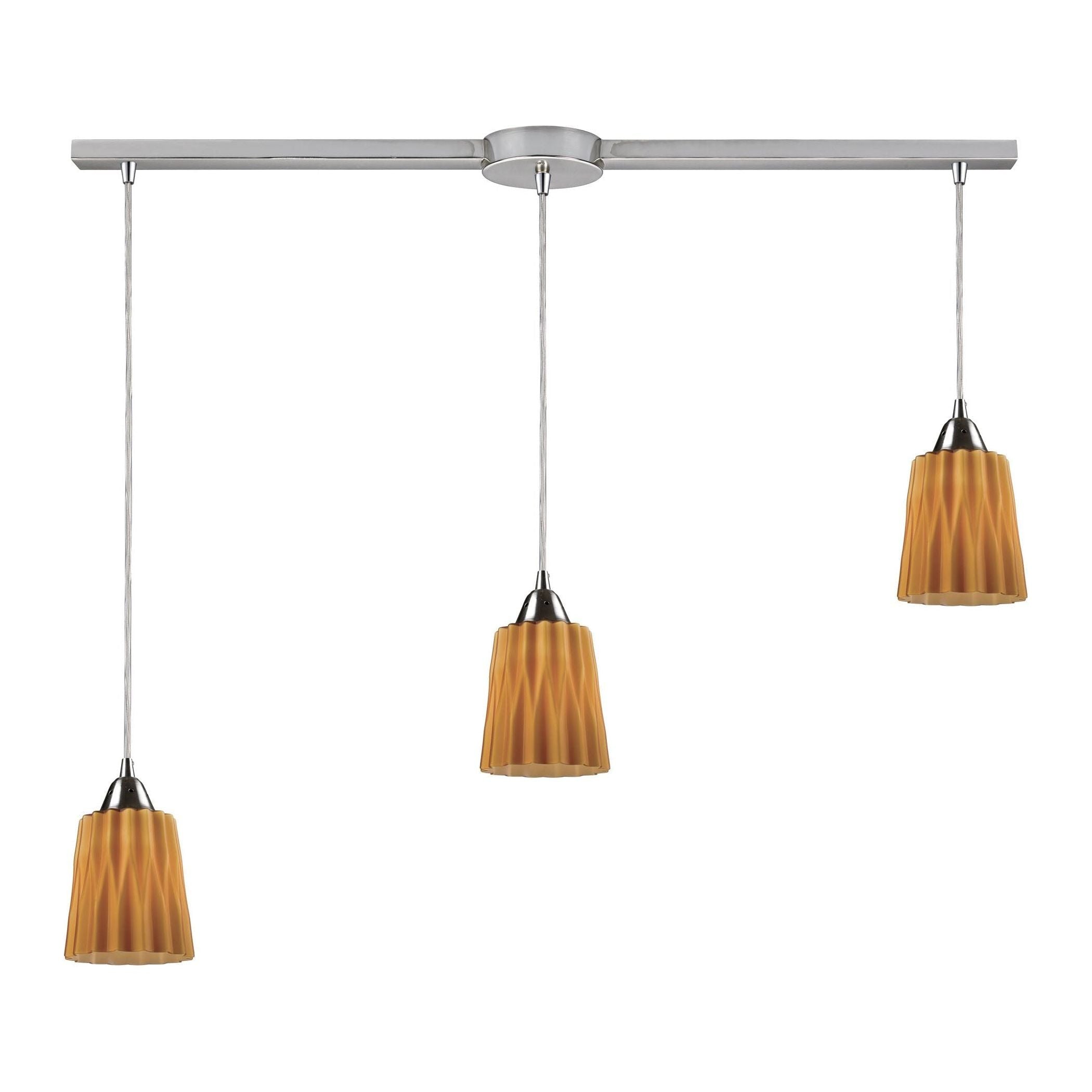 Angles 3-Light Linear Pendant