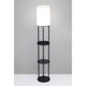 Charging Station Shelf Floor Lamp
