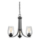 Morill Three Light Chandelier