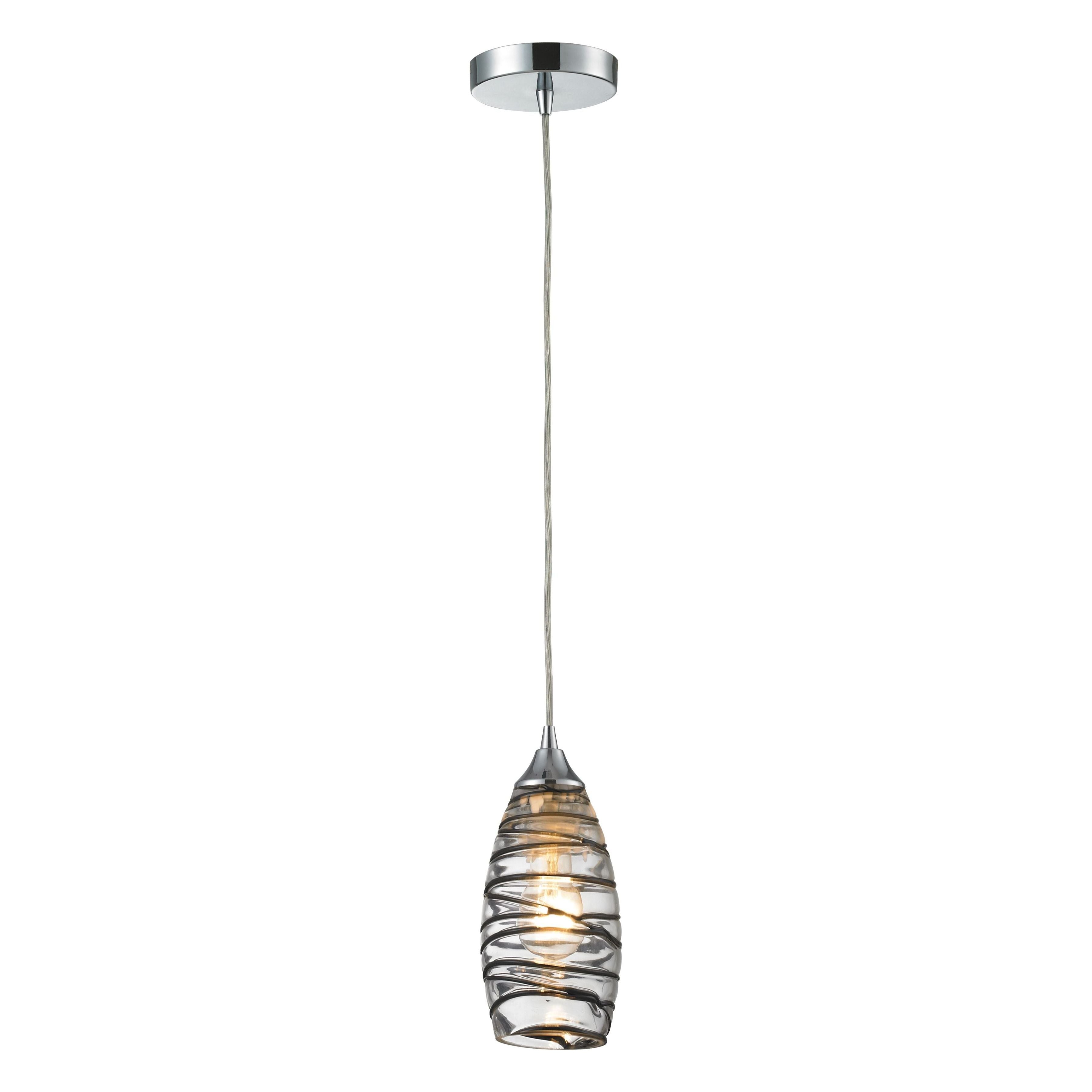 Twister 5" Wide 1-Light Pendant