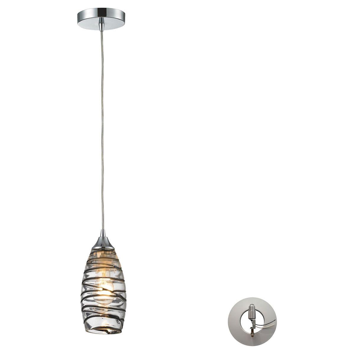 Twister 5" Wide 1-Light Pendant