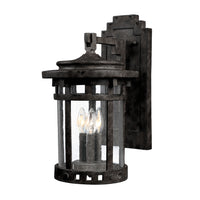 Santa Barbara Cast 3-Light Outdoor Wall Lantern