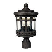 Santa Barbara Cast 3-LT Outdoor Pole/Post Lantern