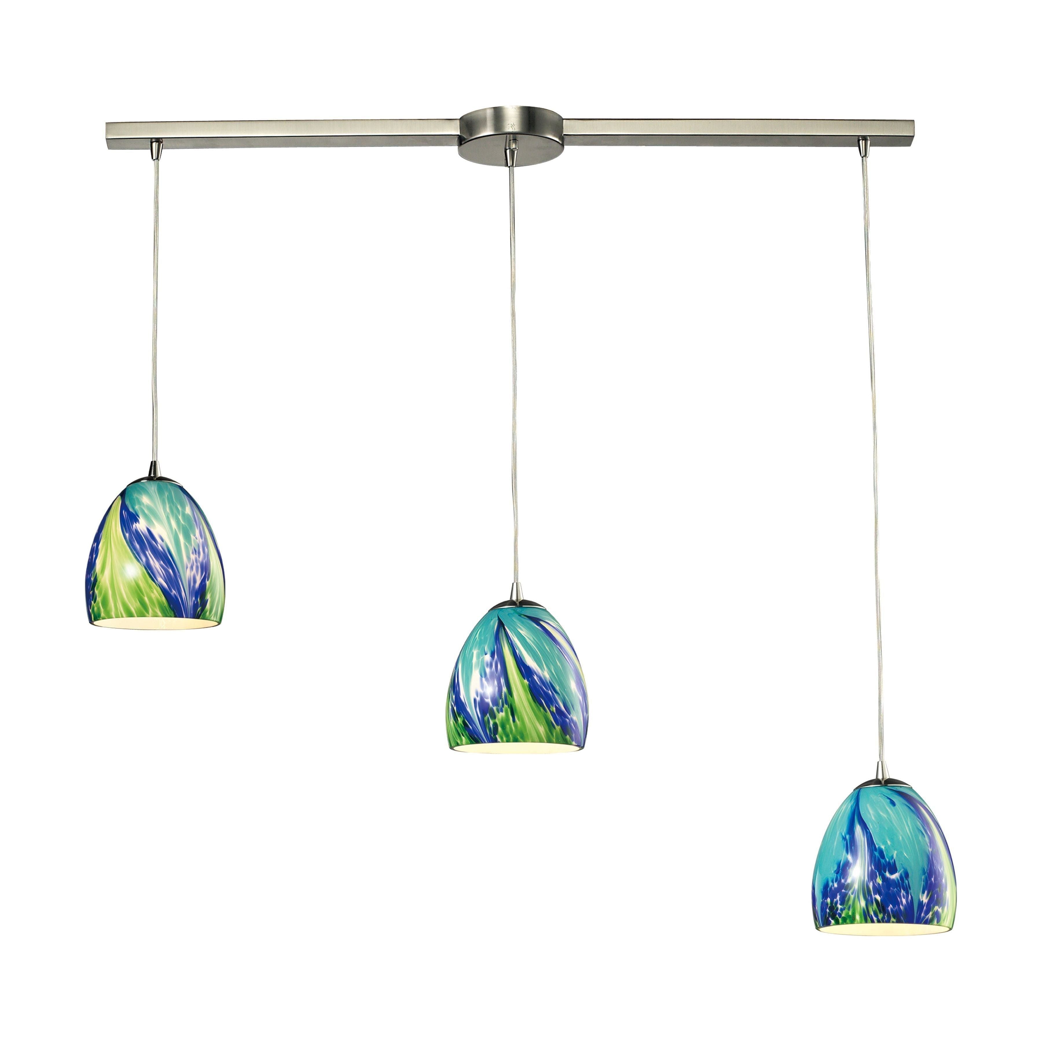 Colorwave 36" Wide 3-Light Pendant