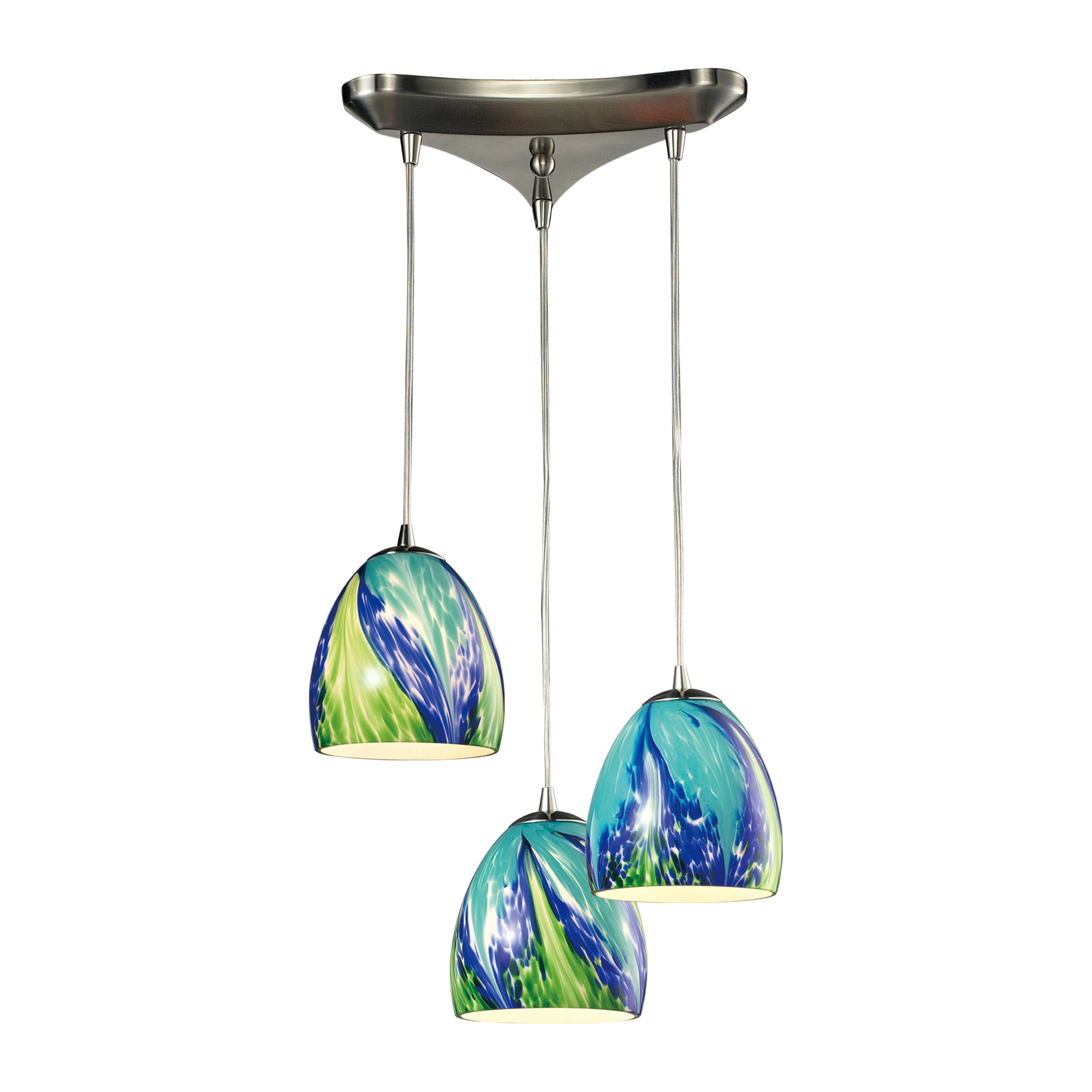 Colorwave 10" Wide 3-Light Pendant