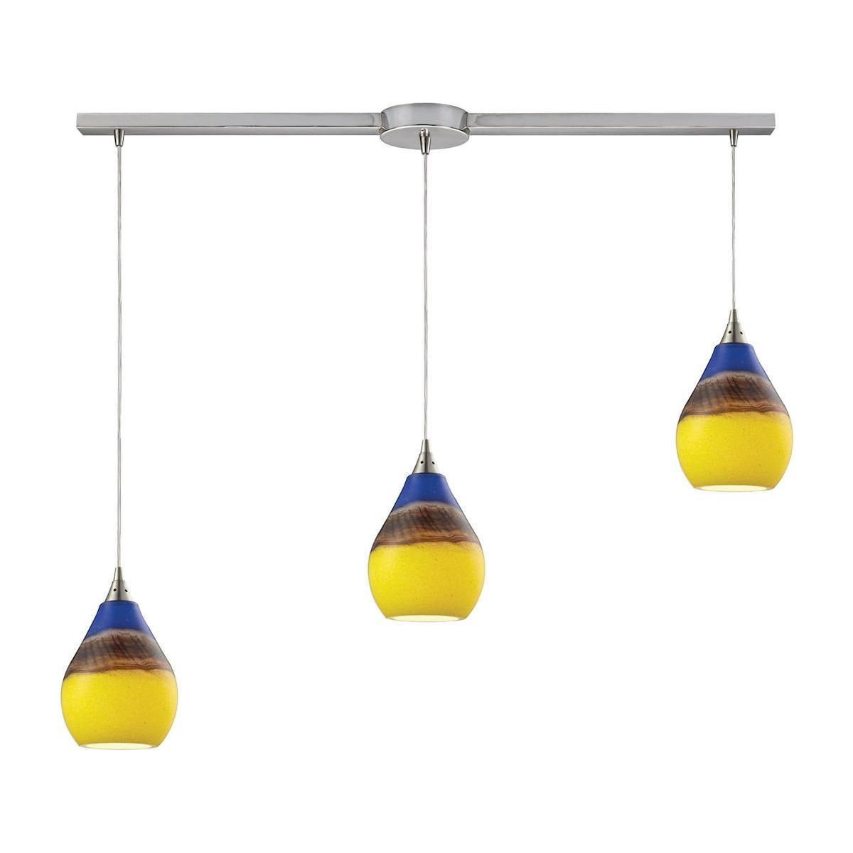 Dunes 3-Light Linear Pendant