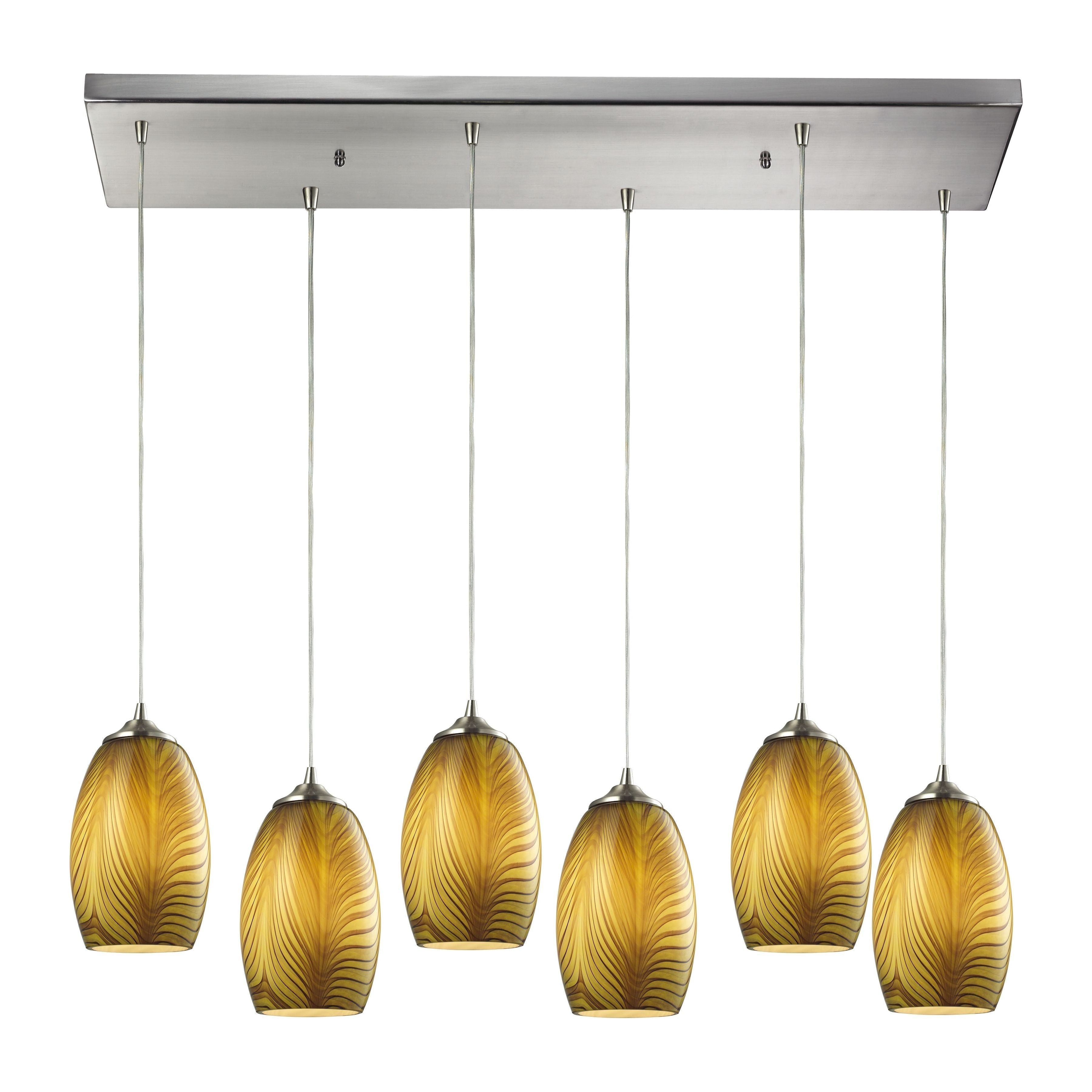 Tidewaters 30" Wide 6-Light Pendant