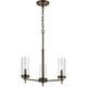 Zire Three Light Chandelier