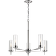Zire Five Light Chandelier