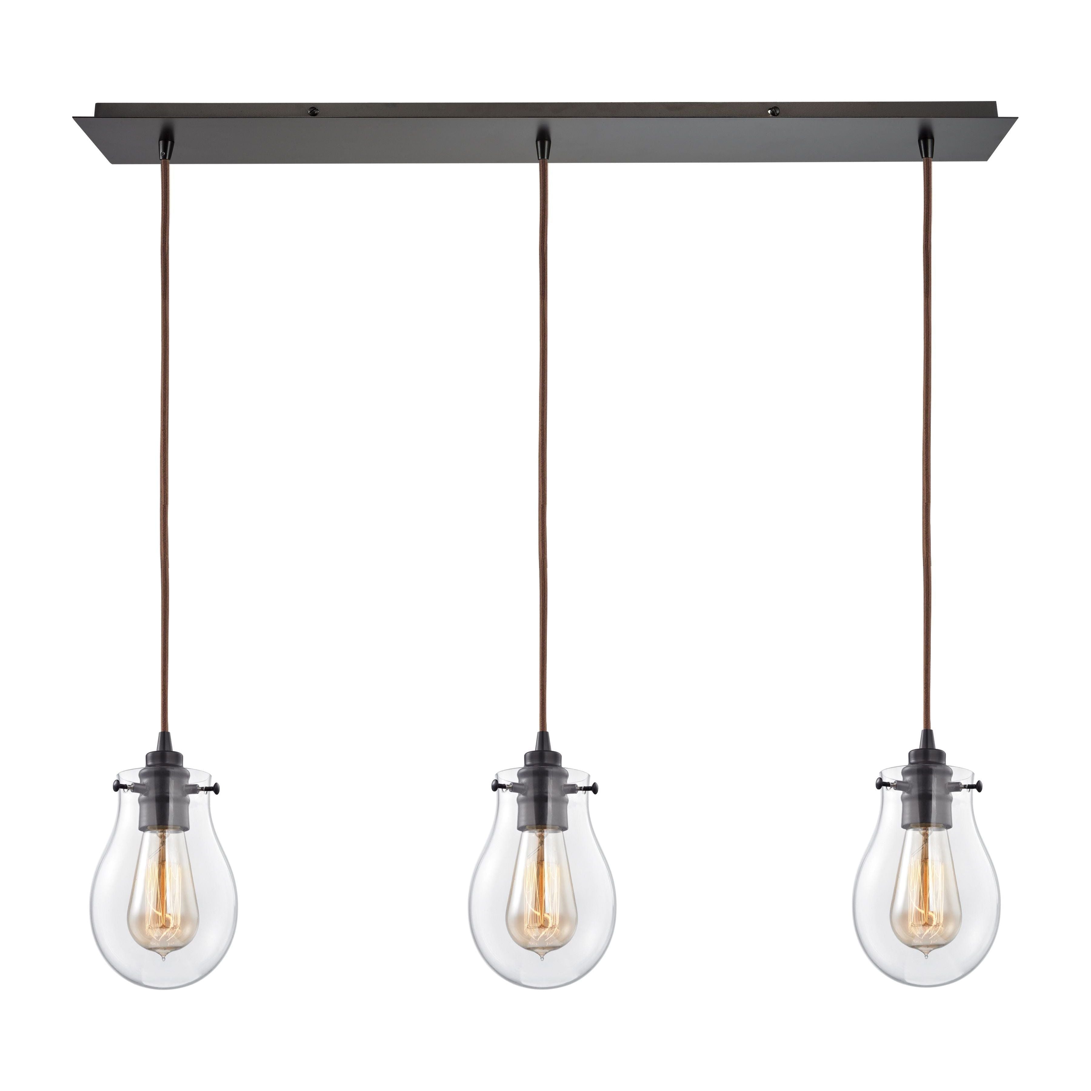 Jaelyn 36" Wide 3-Light Pendant