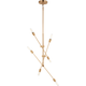 Axis Six Light Large Chandelier