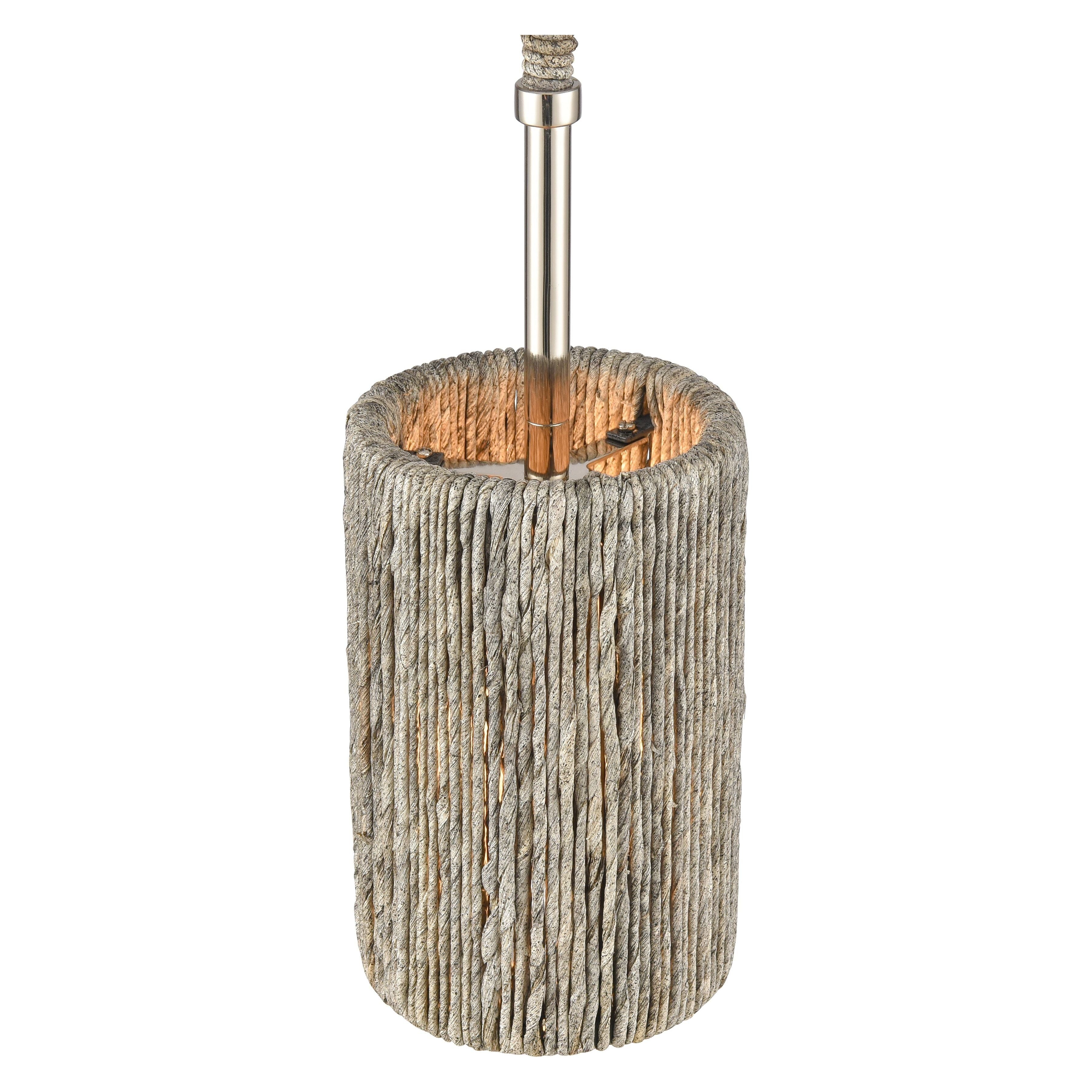 Abaca 5.25" Wide 1-Light Mini Pendant