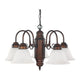David 5-Light Chandelier