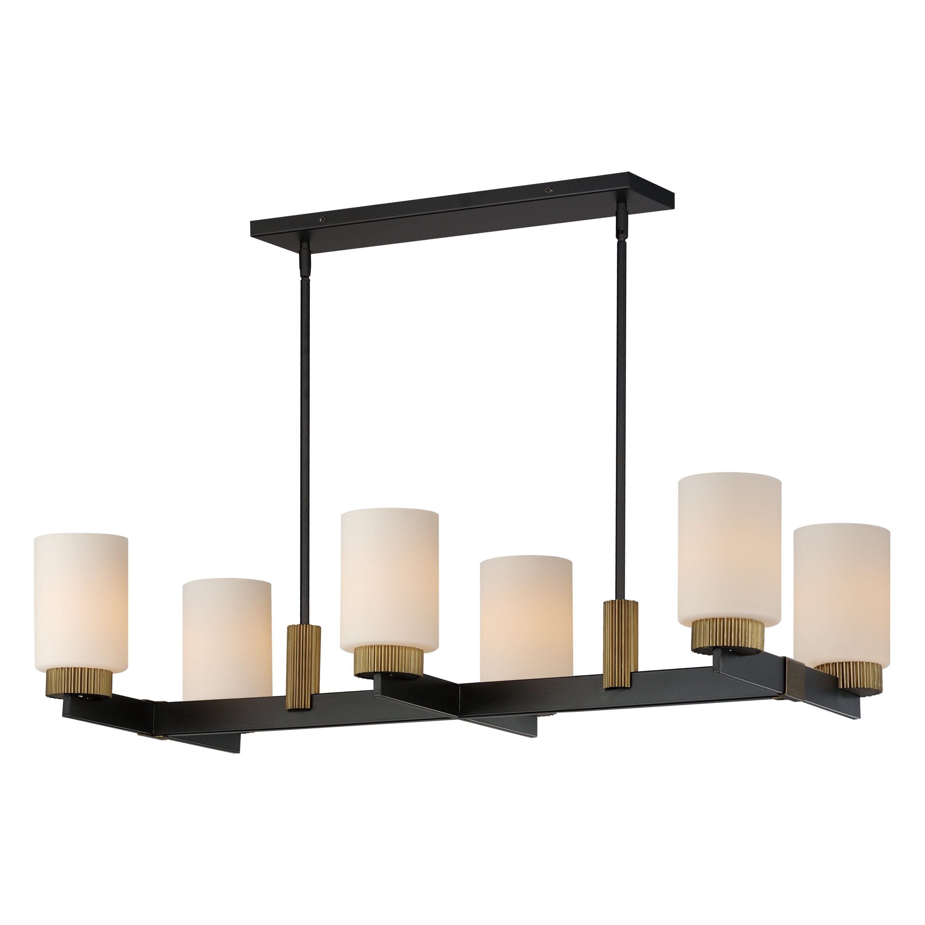 Ruffles 6-Light Linear Chandelier