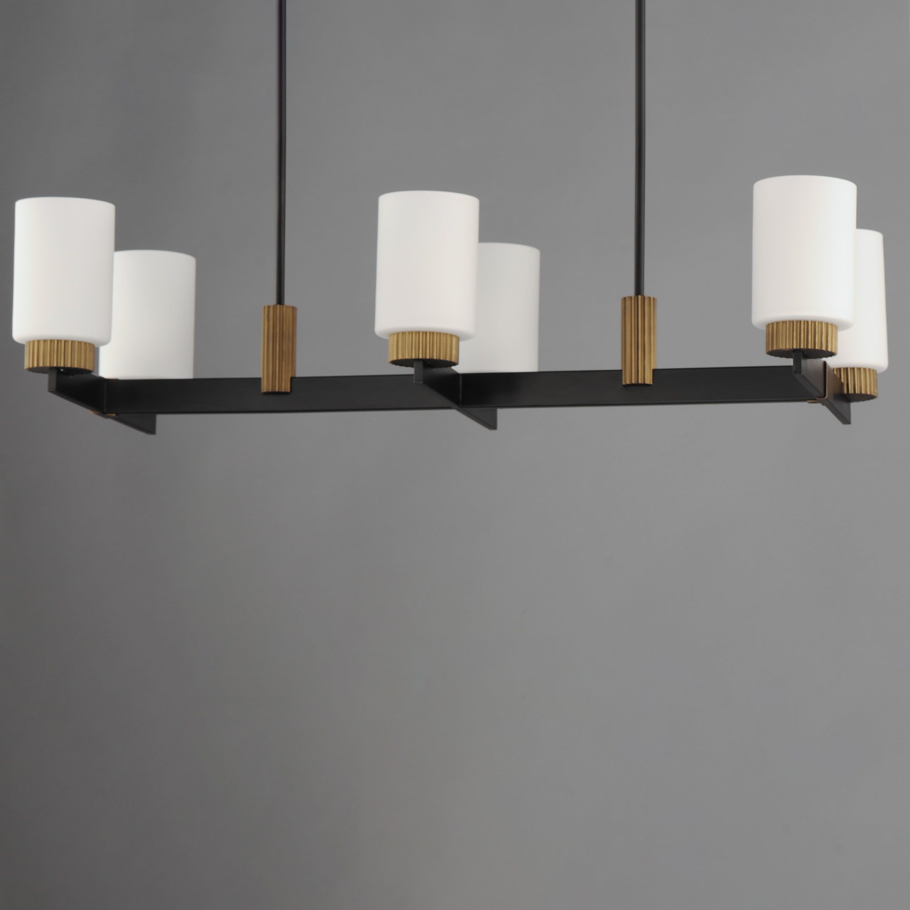 Ruffles 6-Light Linear Chandelier