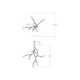 Vines Small LED Pendant