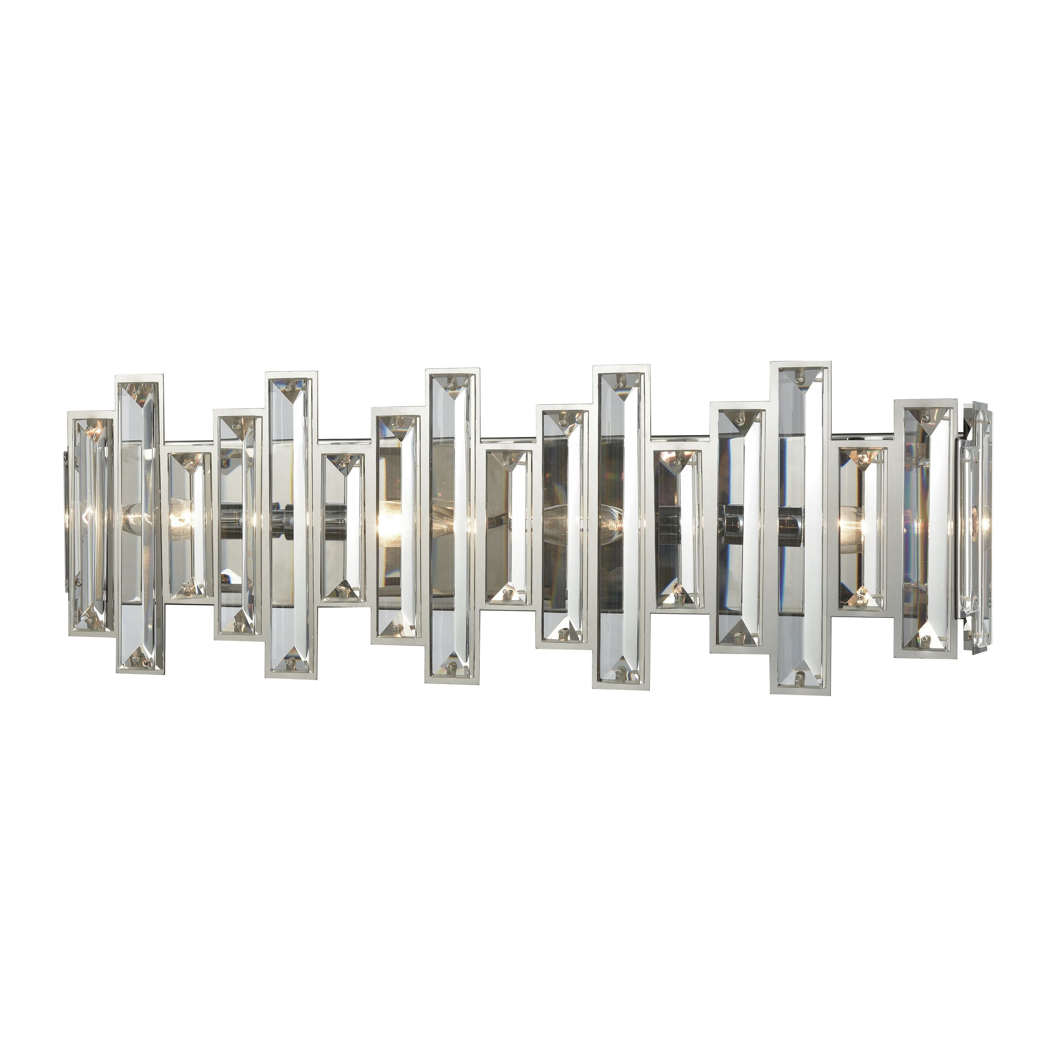 Crystal Heights 25" Wide 4-Light Vanity Light