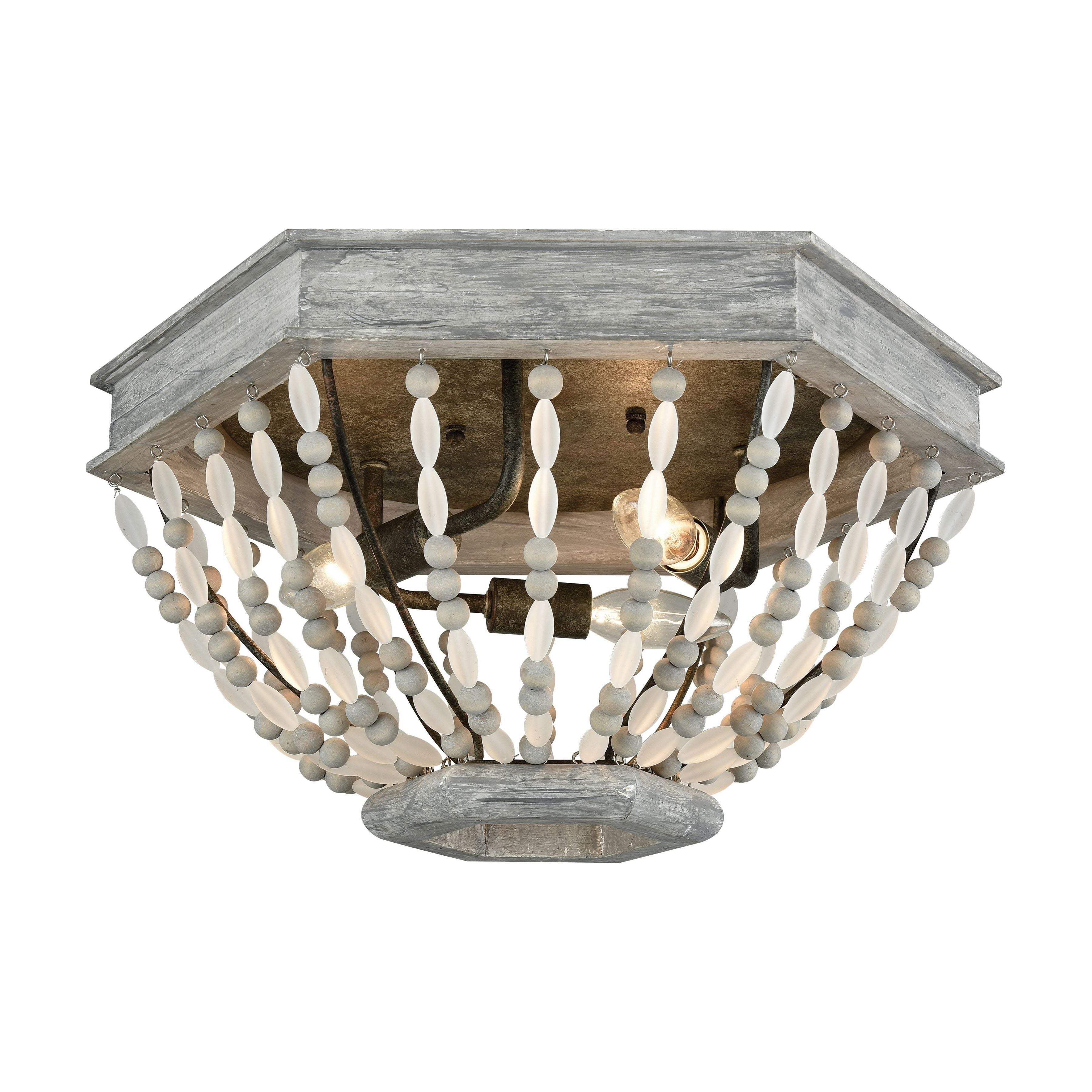 Summerton 18" Wide 3-Light Flush Mount