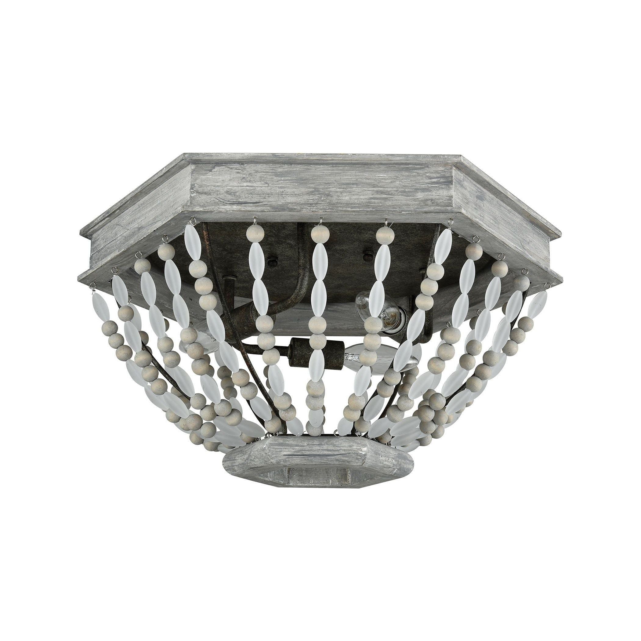 Summerton 18" Wide 3-Light Flush Mount