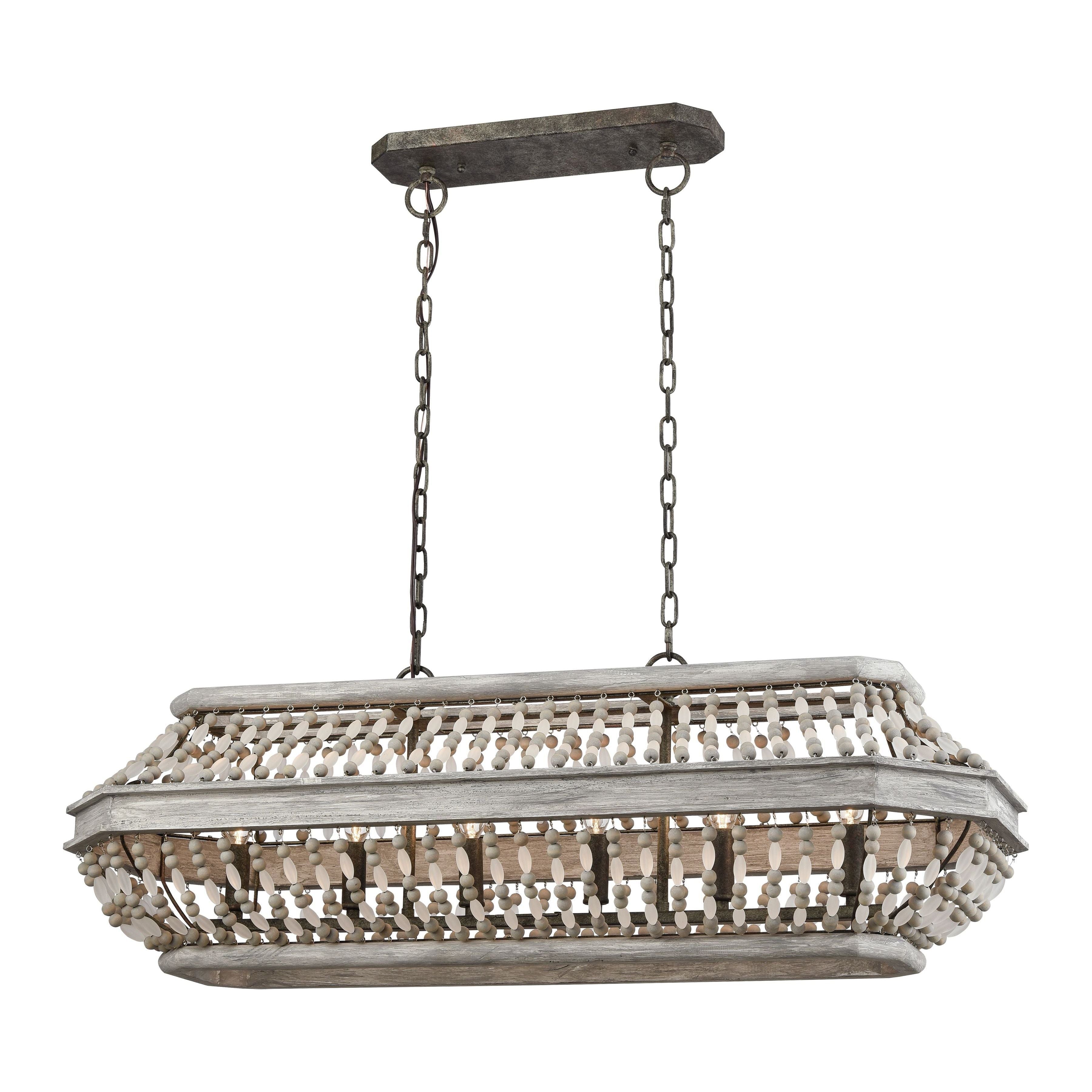 Summerton 39" Wide 6-Light Linear Chandelier