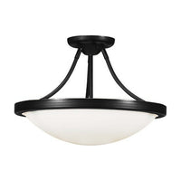 Monroe 3-Light 15" Semi Flush Mount