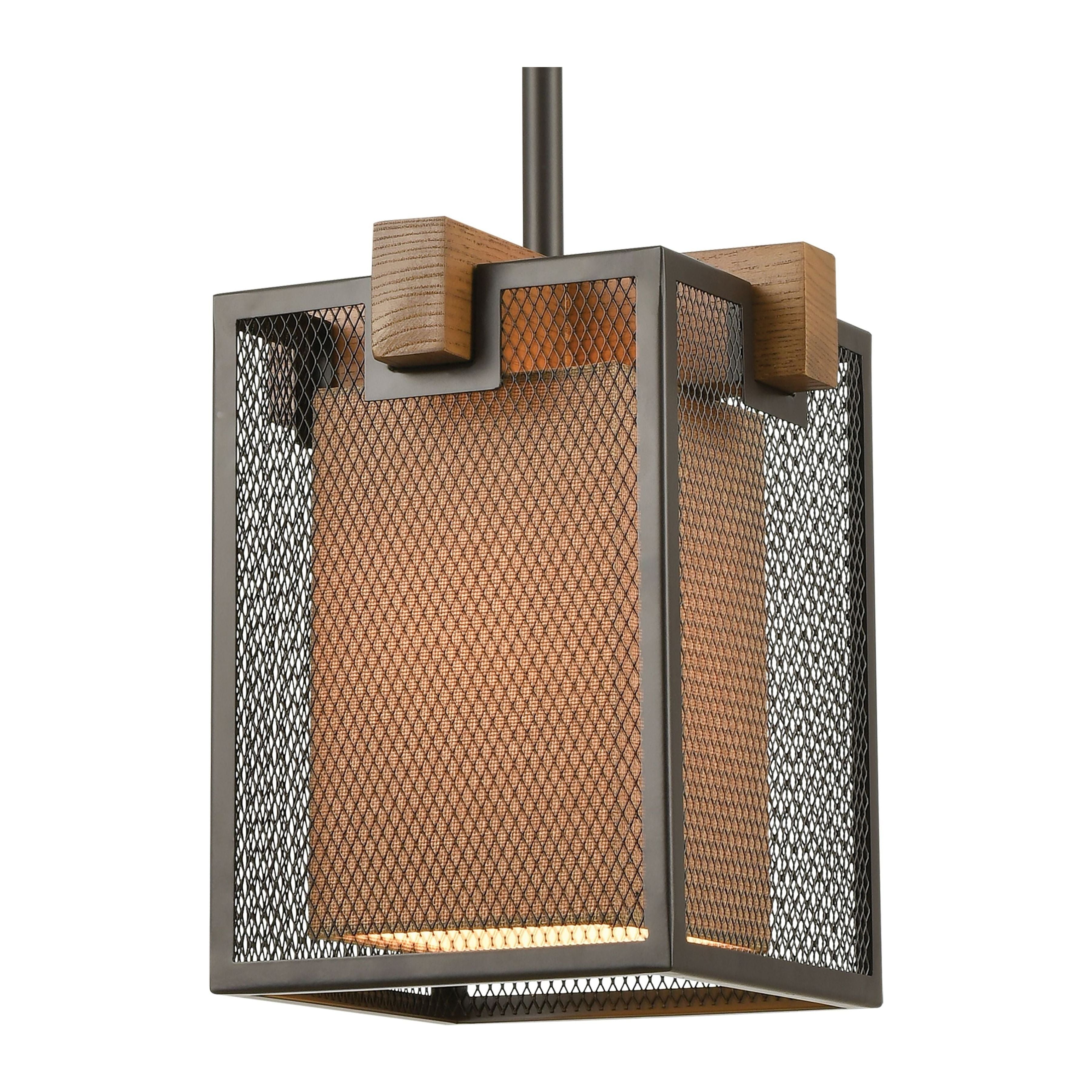 Crossbeam 9" Wide 1-Light Mini Pendant