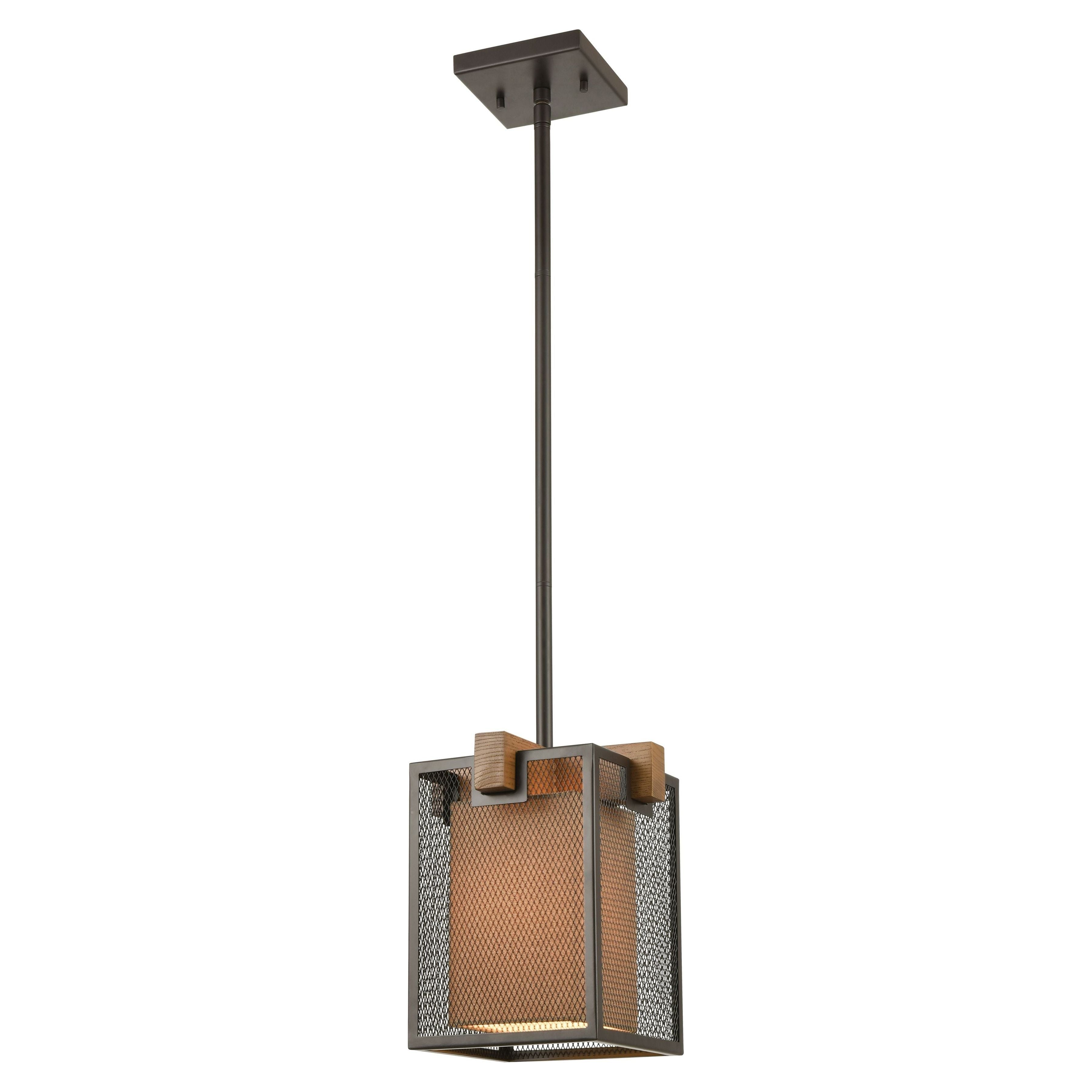 Crossbeam 9" Wide 1-Light Mini Pendant