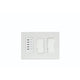 2 Dimmer and 1 Timer Screwless Plate and Box