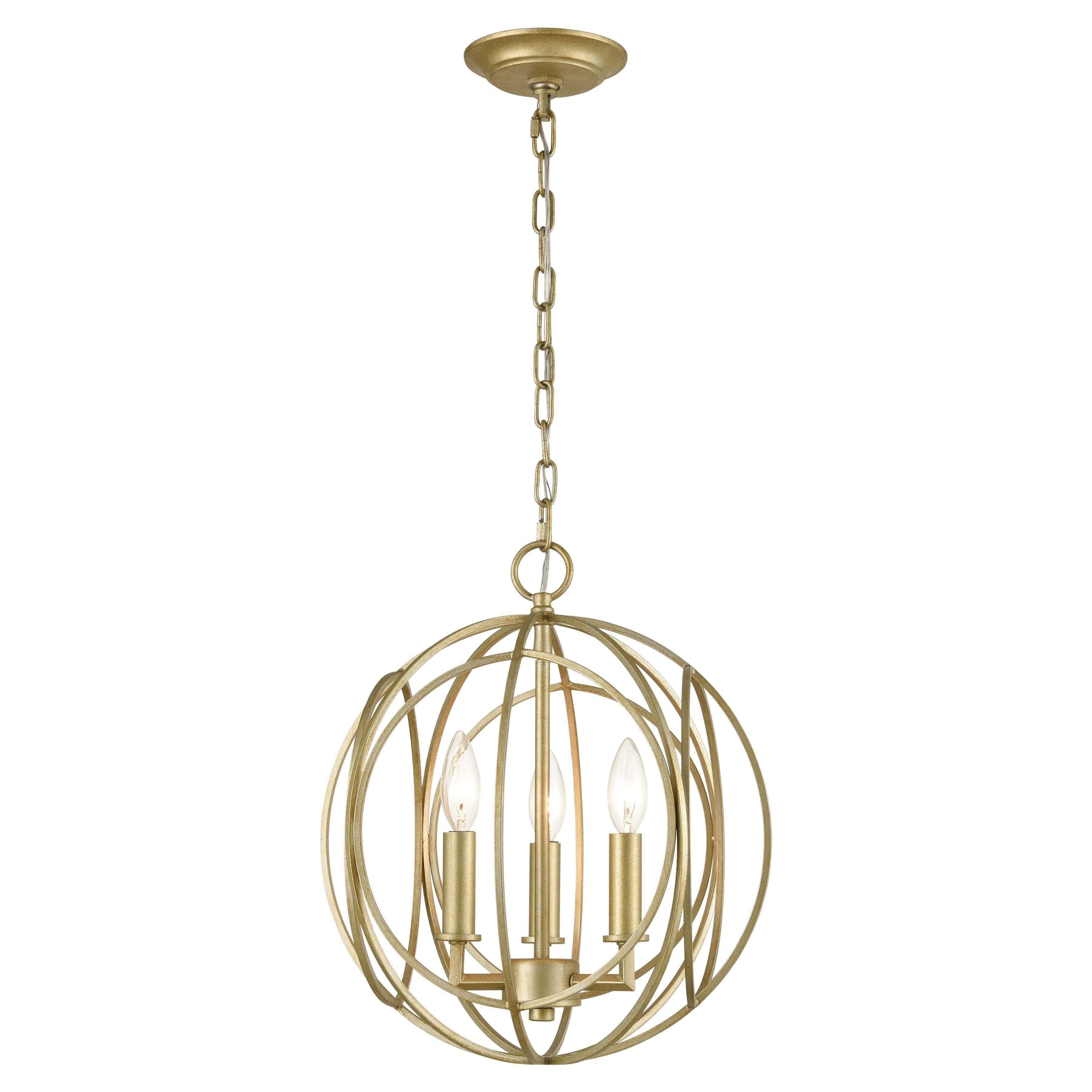 Loughton 14" Wide 3-Light Chandelier