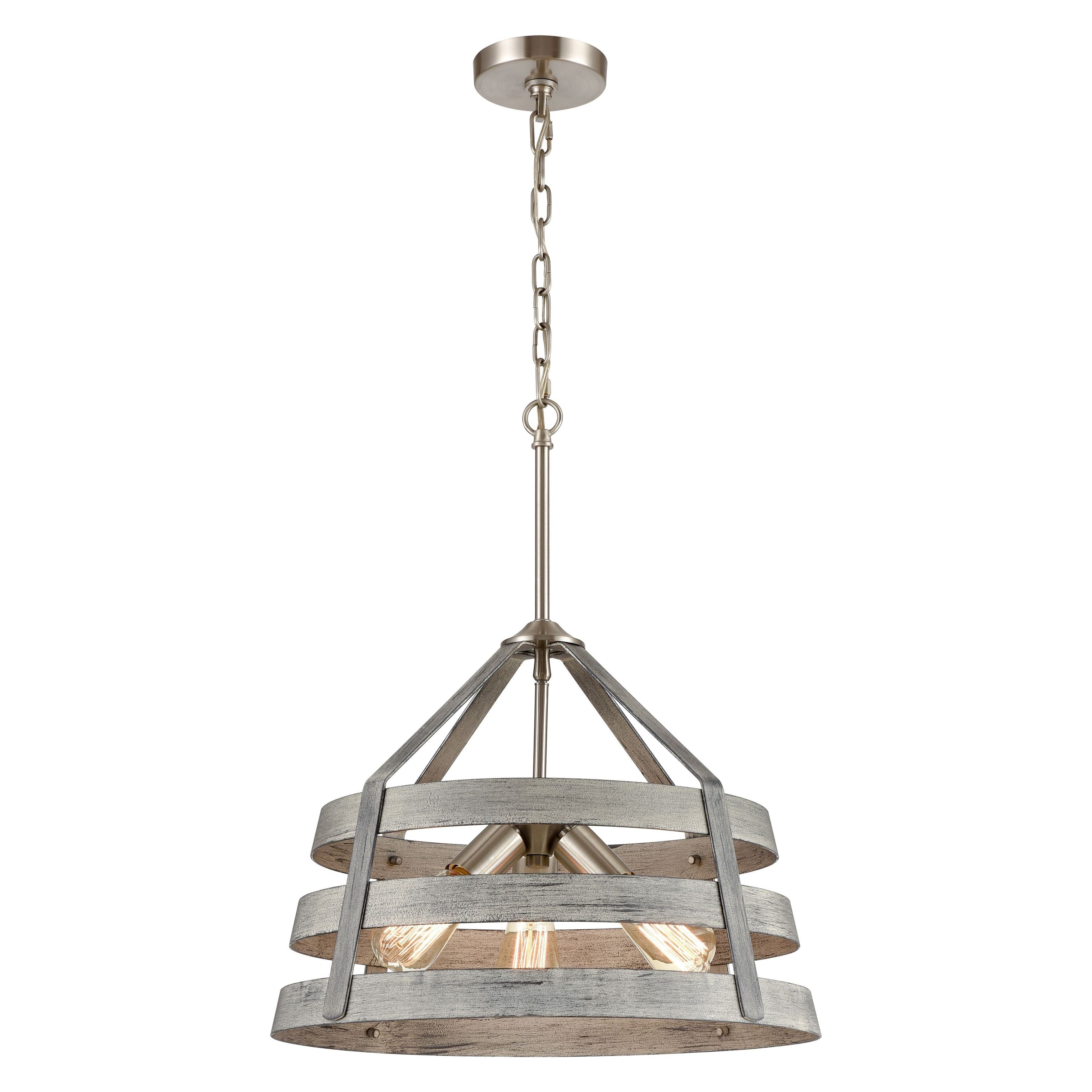 Brigantine 18" Wide 3-Light Chandelier