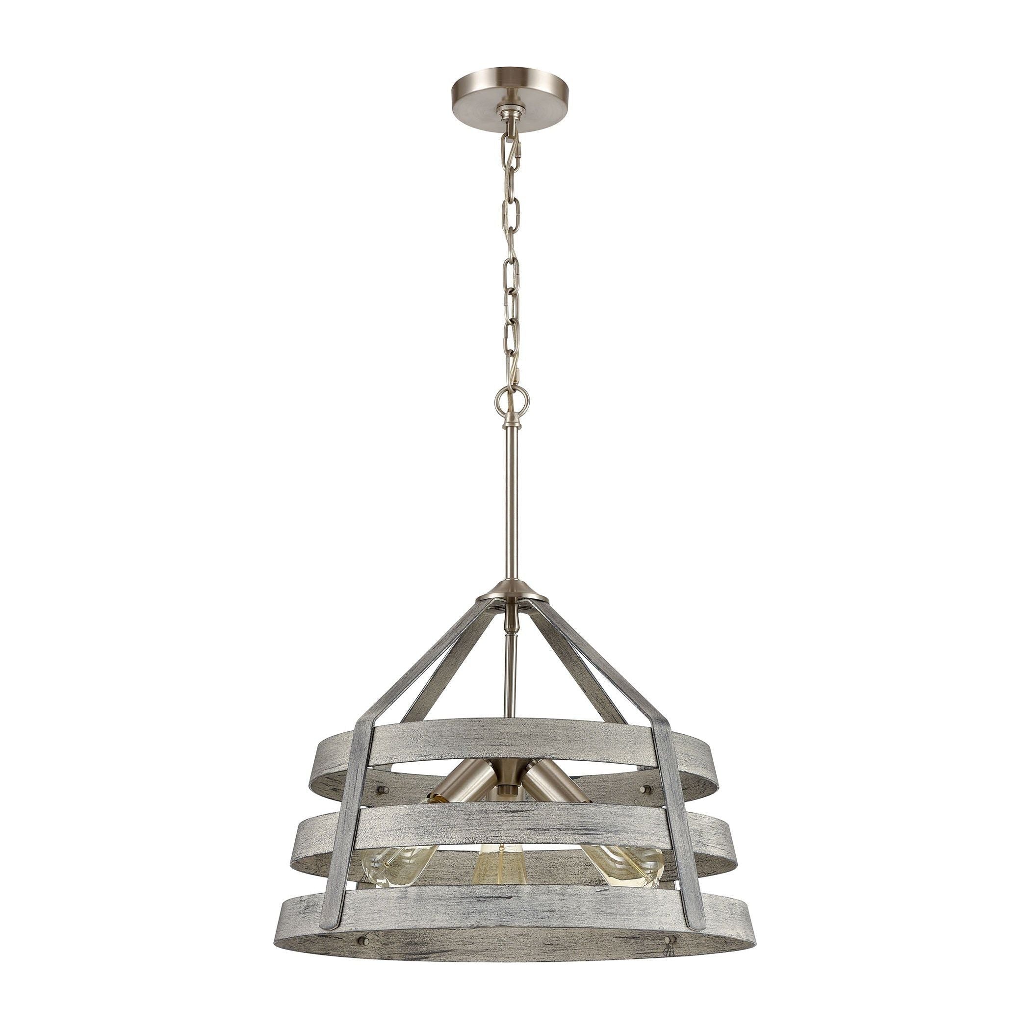 Brigantine 18" Wide 3-Light Chandelier