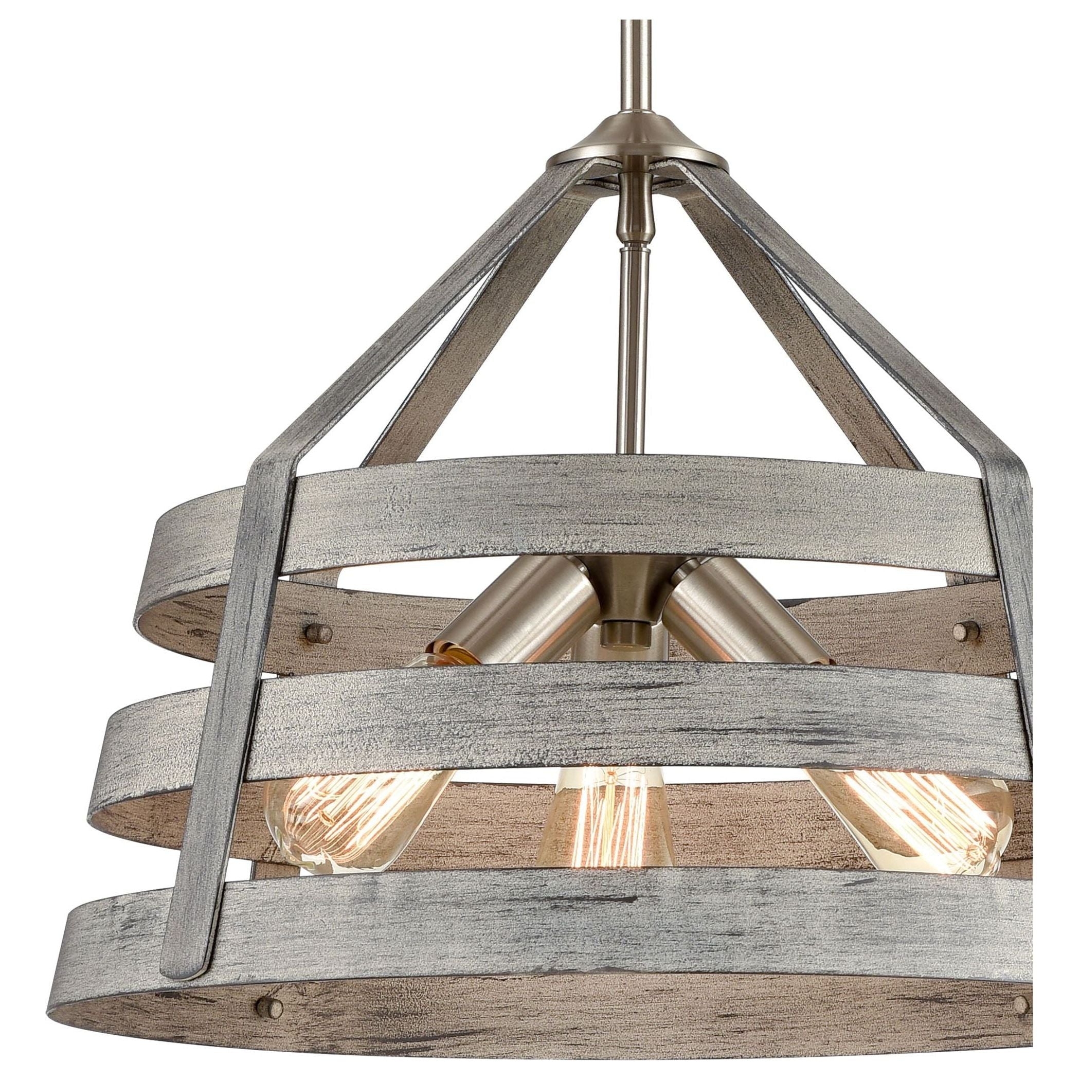 Brigantine 18" Wide 3-Light Chandelier