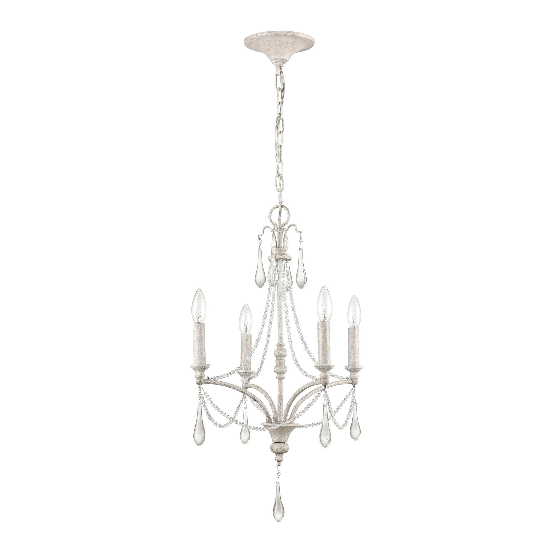 French Parlor 16" Wide 4-Light Chandelier